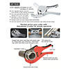 2-in-1 Large Capacity Ratchet Action PVC Pipe Cutter