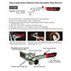 Heavy-duty Quick Release Auto-adjustable Pipe Wrench